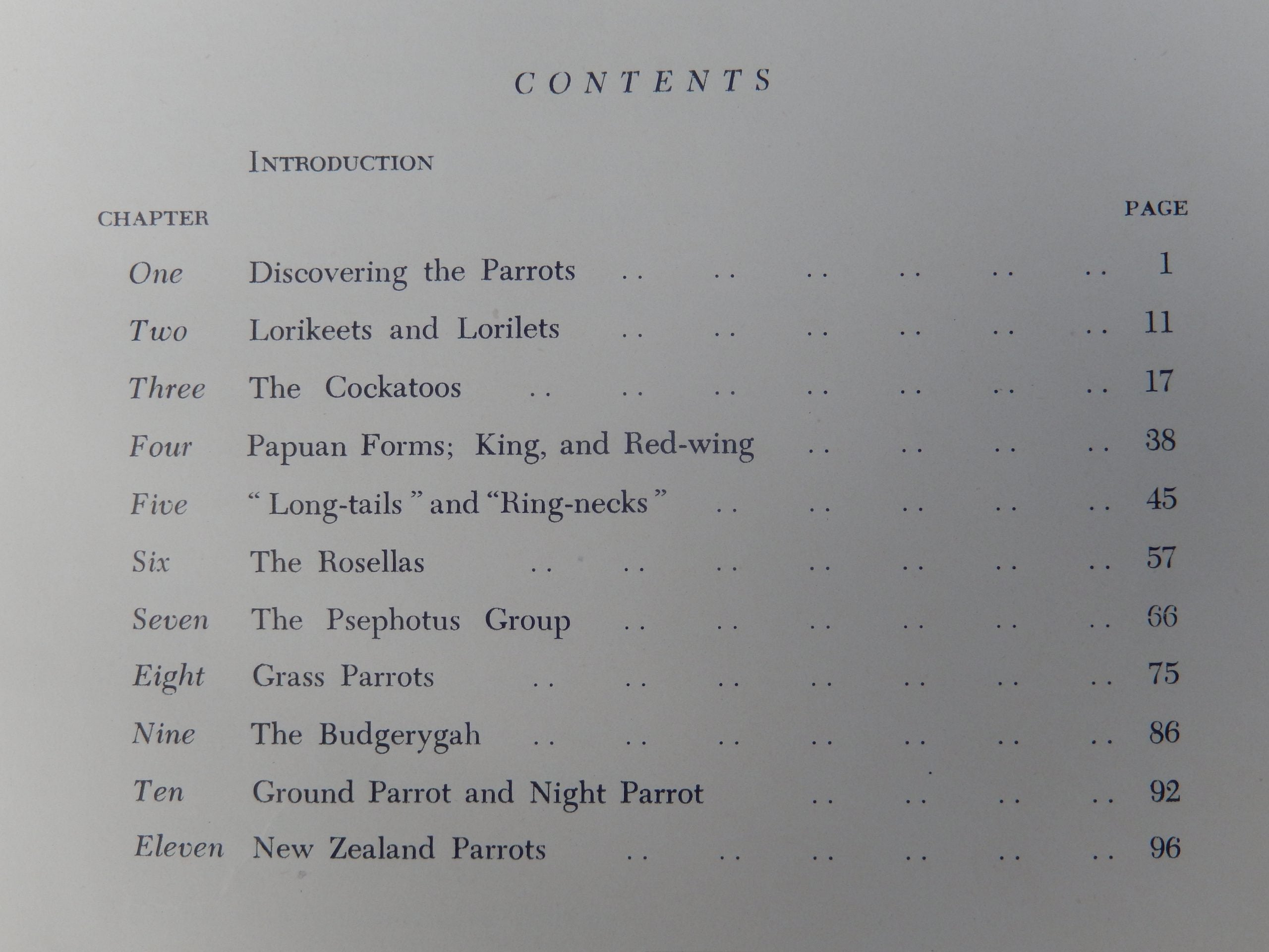 Parrots of Australasia by Charles Barrett First Edition 1949
