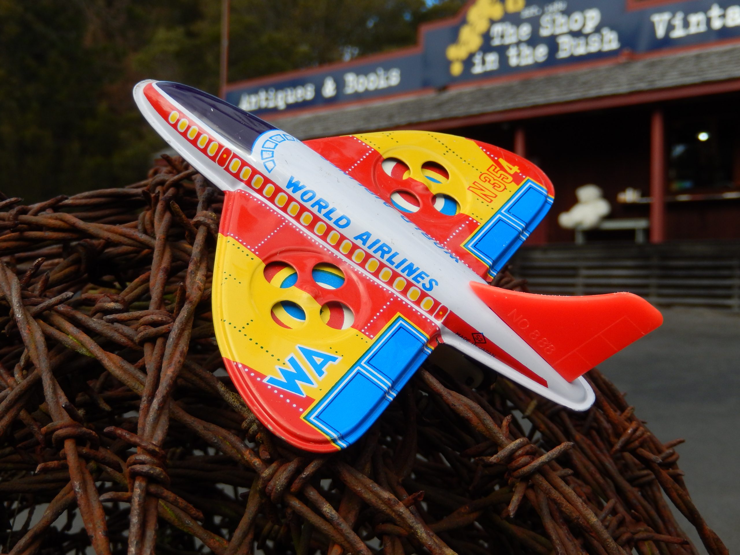 Tin Friction Toy Plane