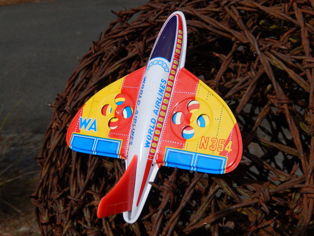 Tin Friction Toy Plane