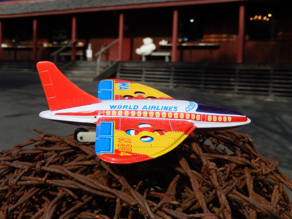 Tin Friction Toy Plane