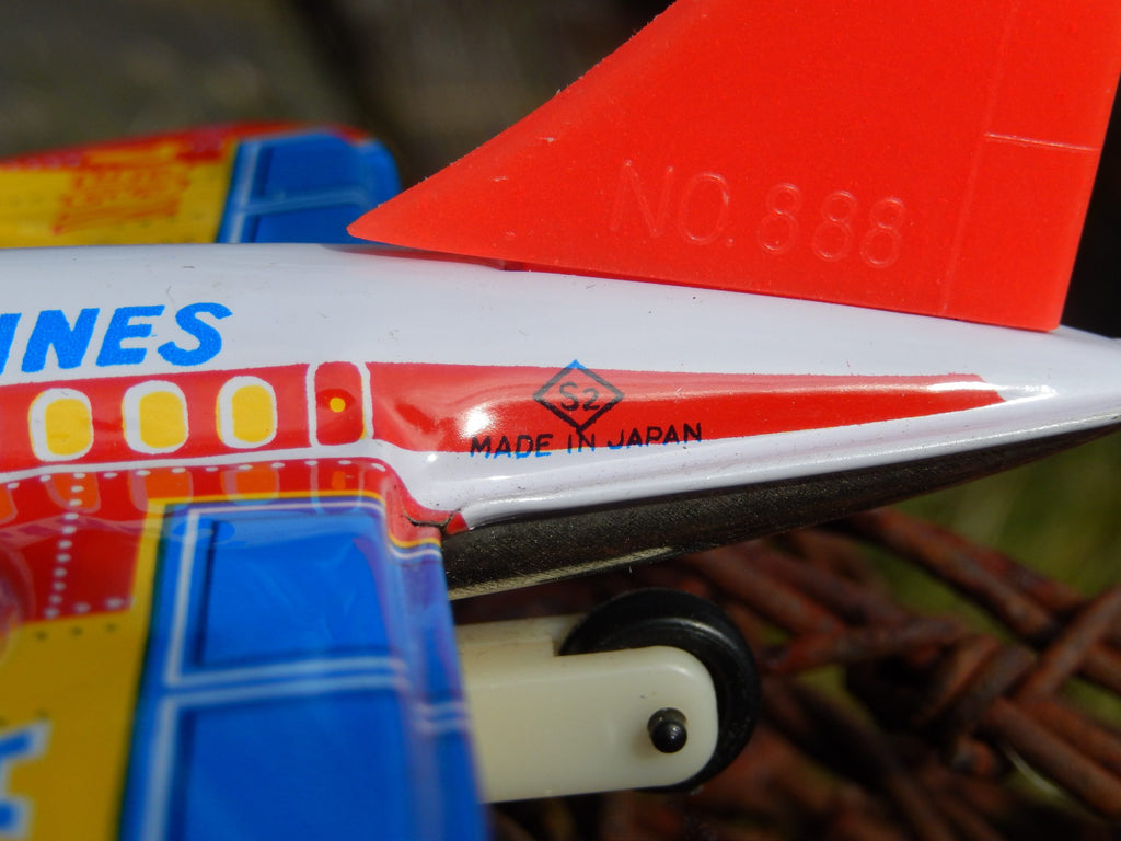 Tin Friction Toy Plane