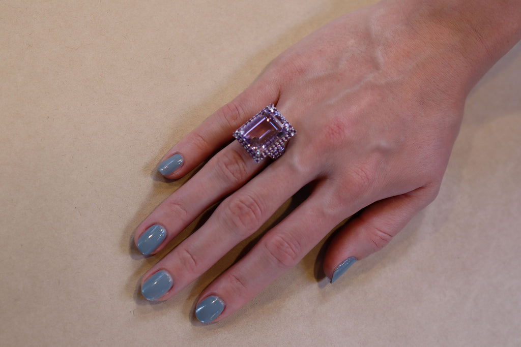 Amethyst in Sterling Silver