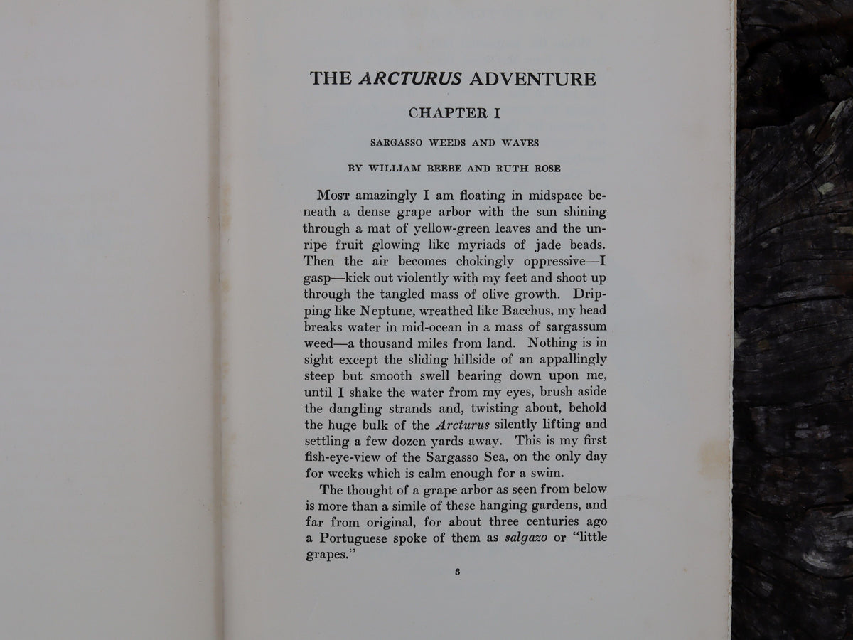 The Arcturus Adventure by William Beebe 1926