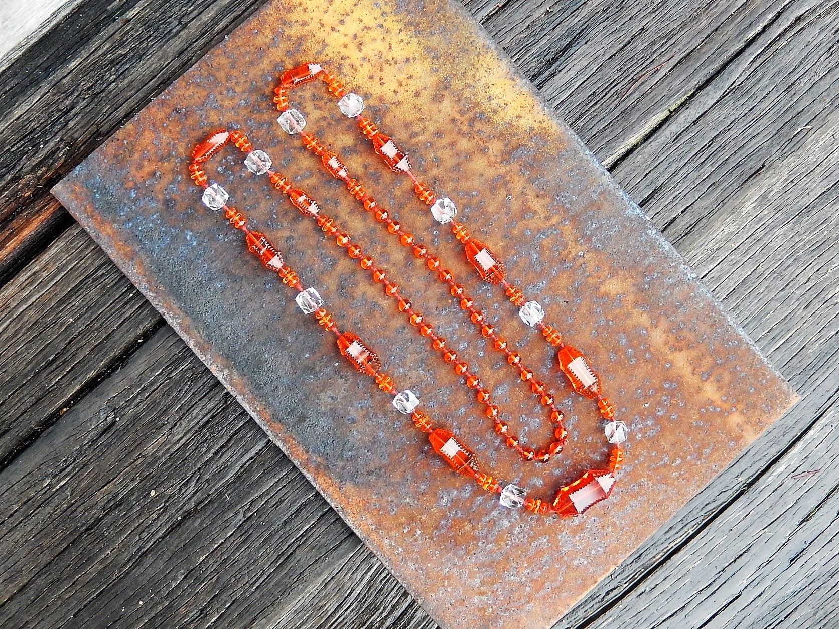 Art Deco Crystal Necklace