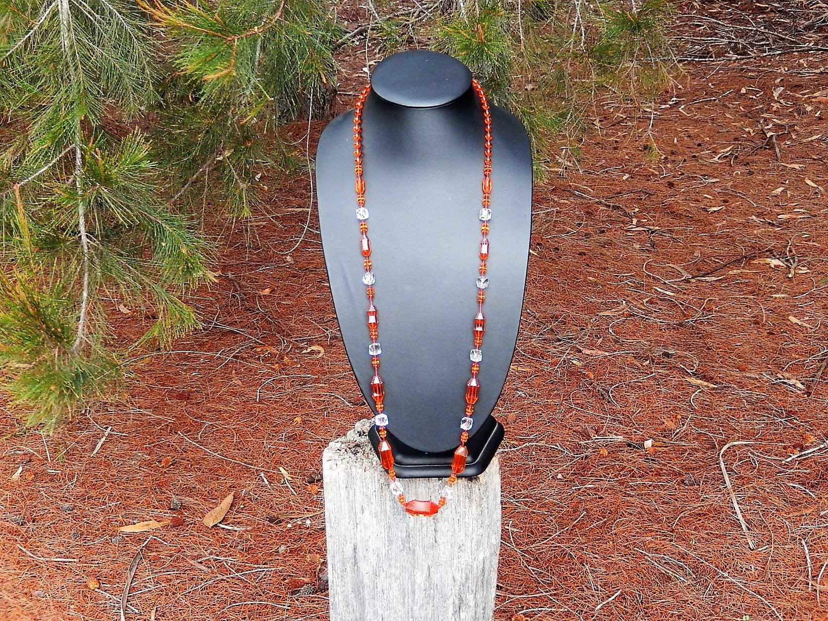 Art Deco Crystal Necklace
