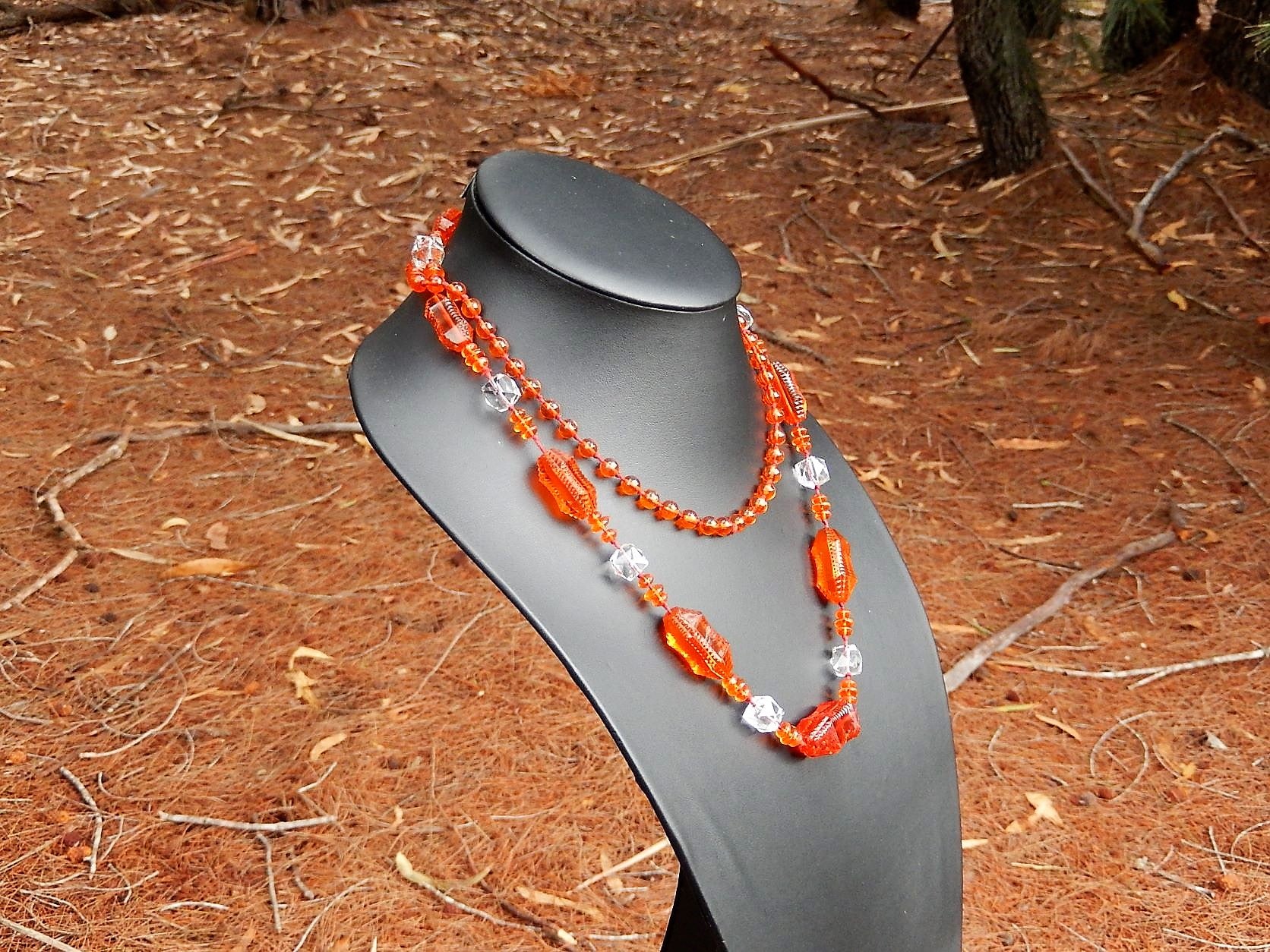 Art Deco Crystal Necklace