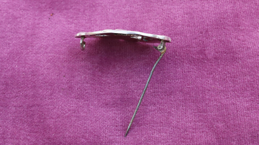 Art Nouveau Sterling Silver Brooch