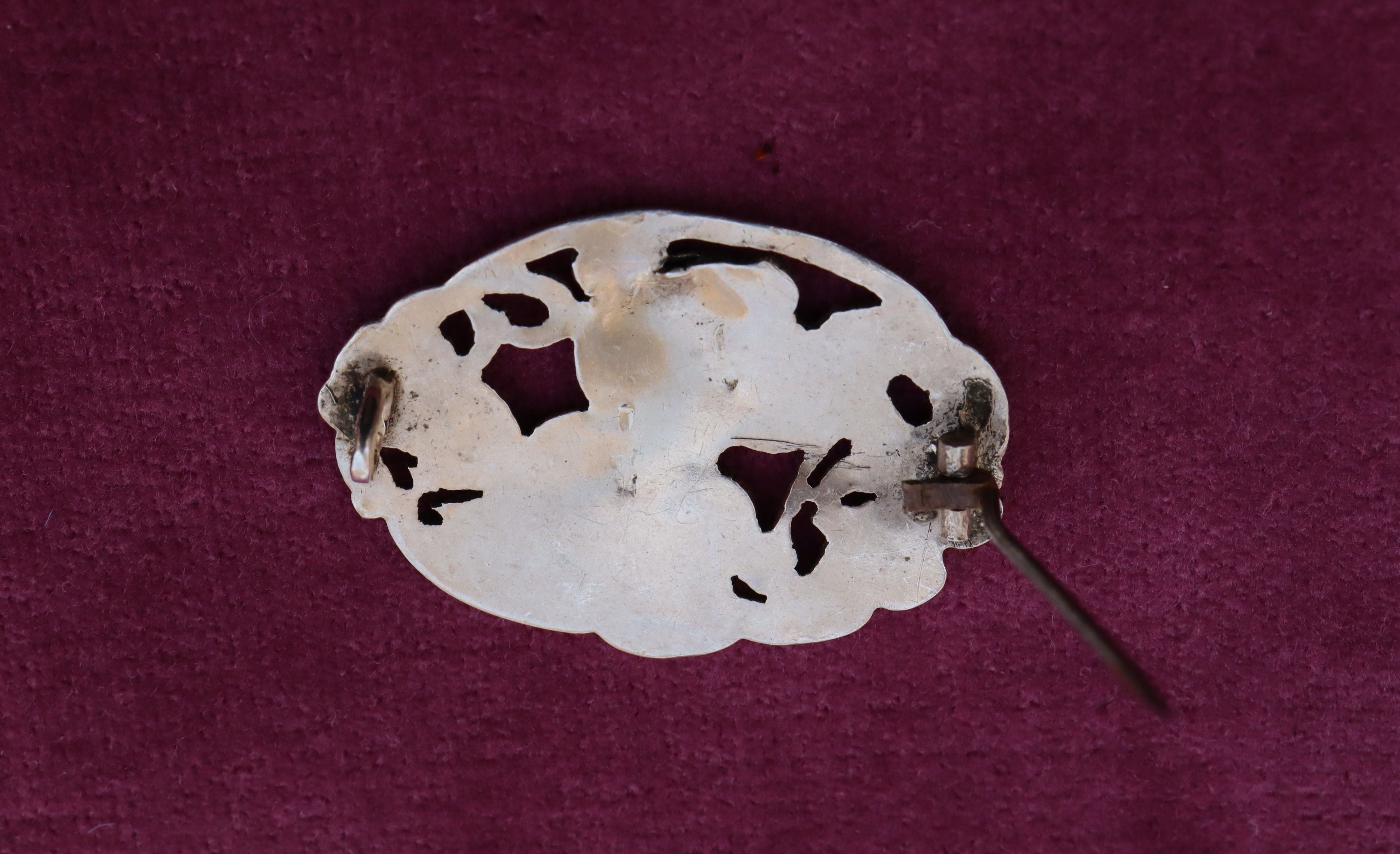 Art Nouveau Sterling Silver Brooch