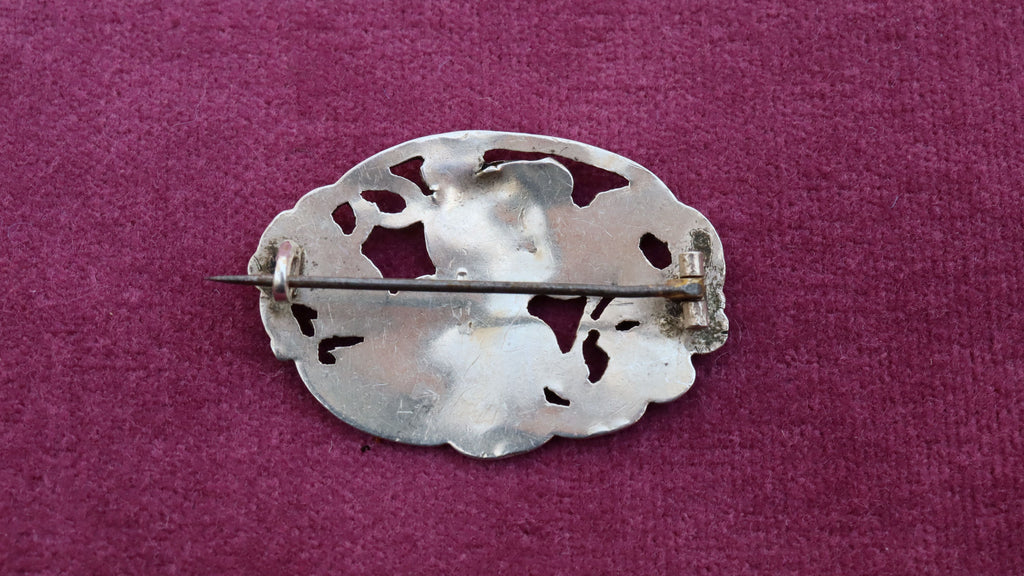 Art Nouveau Sterling Silver Brooch