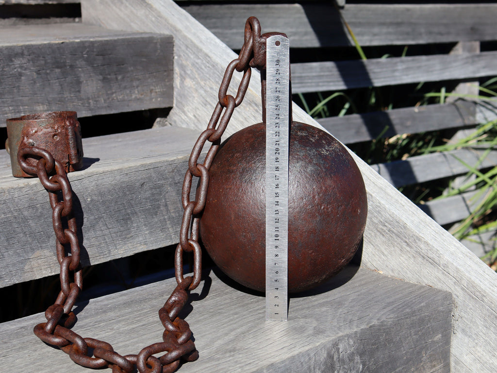 Tasmanian Convict Ball and Chain c.1900