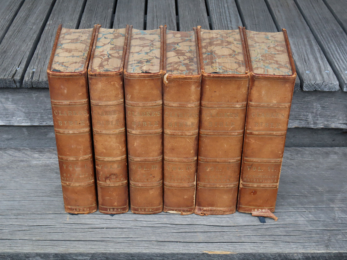 Clarke's Bible in 6 Volumes 1836