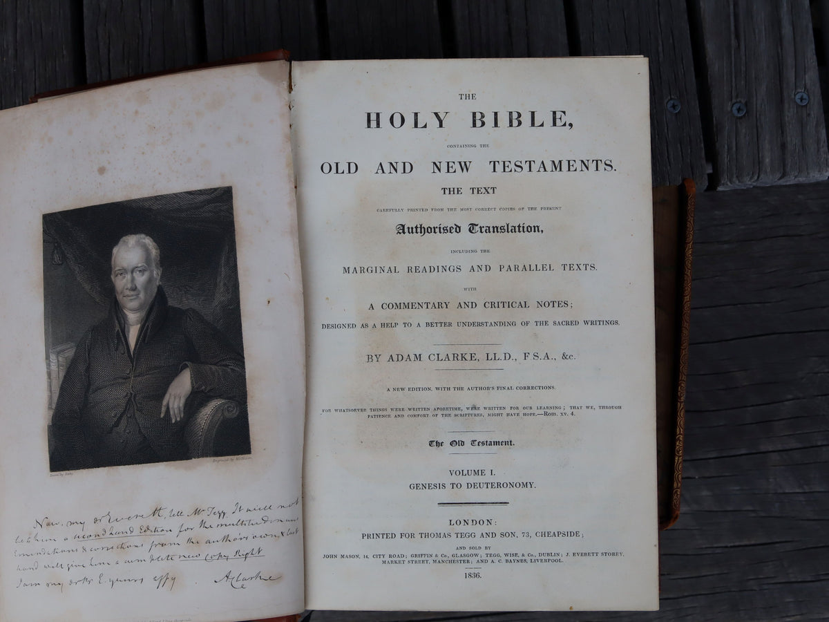 Clarke's Bible in 6 Volumes 1836