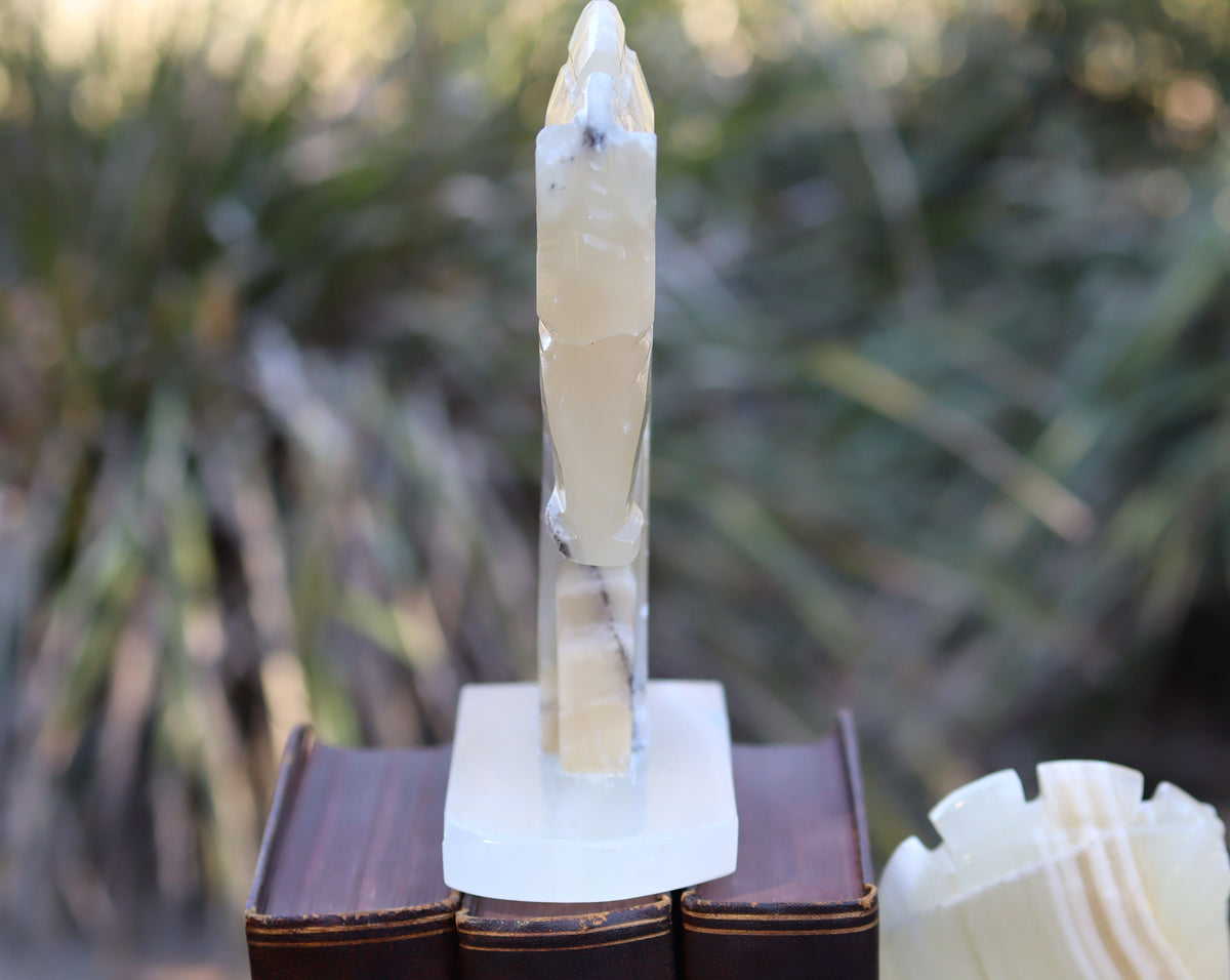 Banded Onyx Bookends