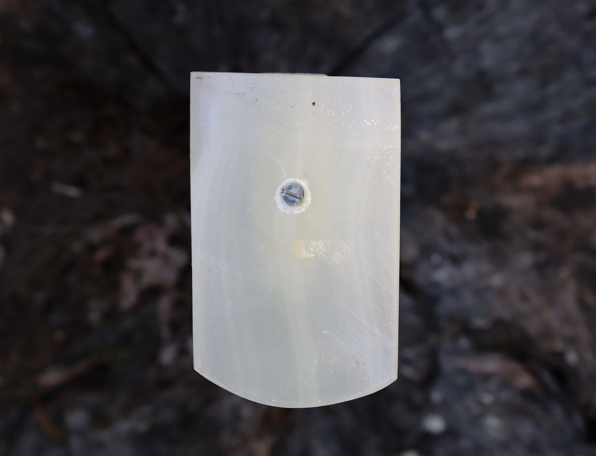 Banded Onyx Bookends