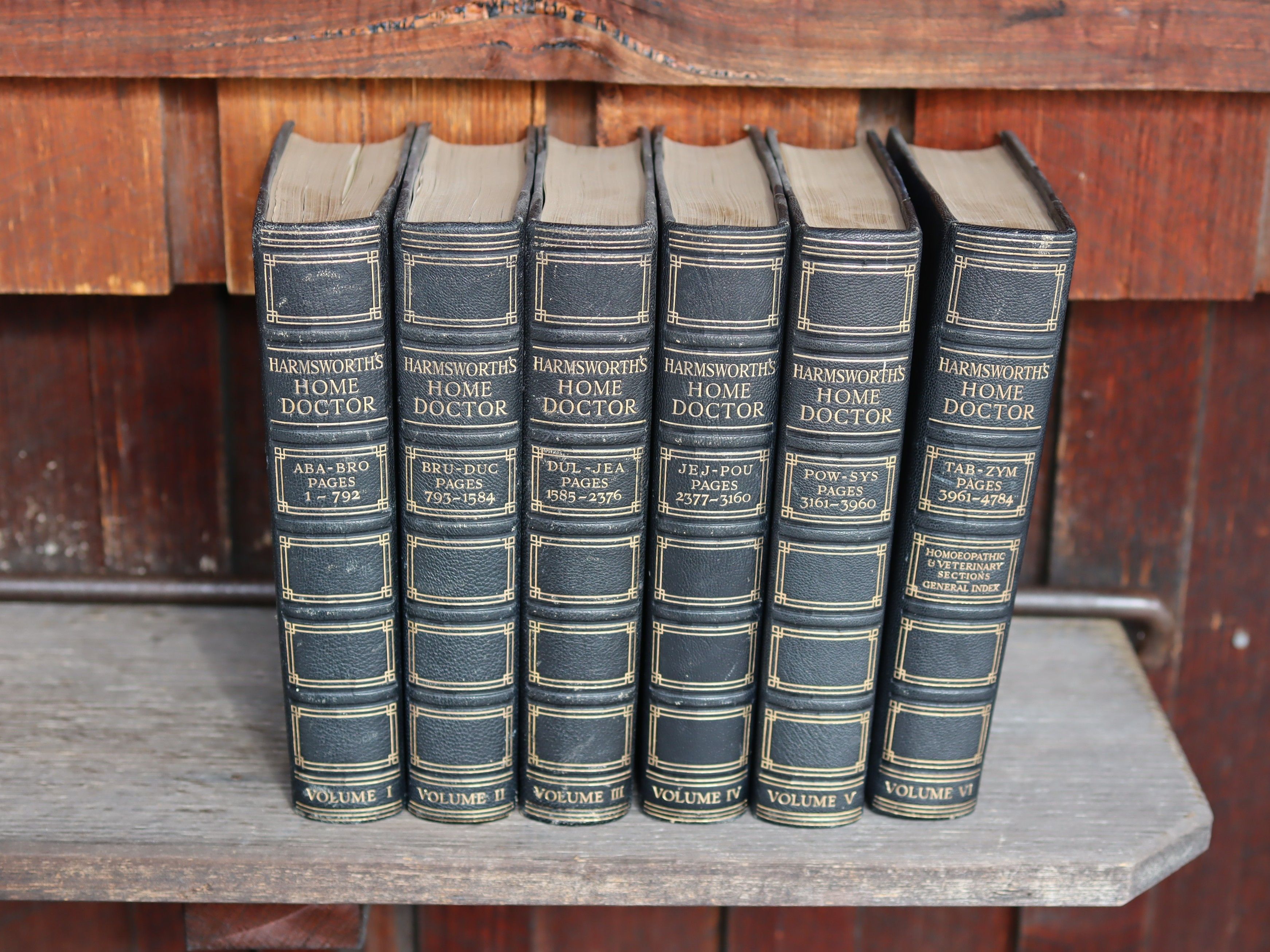 Harmsworth's Home Doctor Set of 6 c.1924