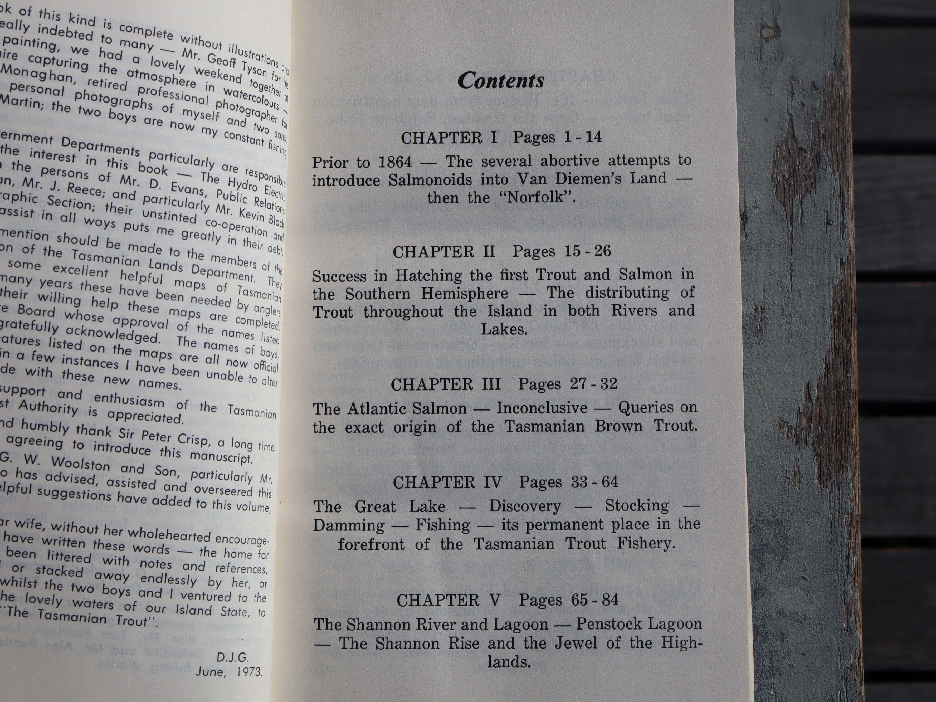 The Tasmanian Trout by Don Gilmour First Edition 1973