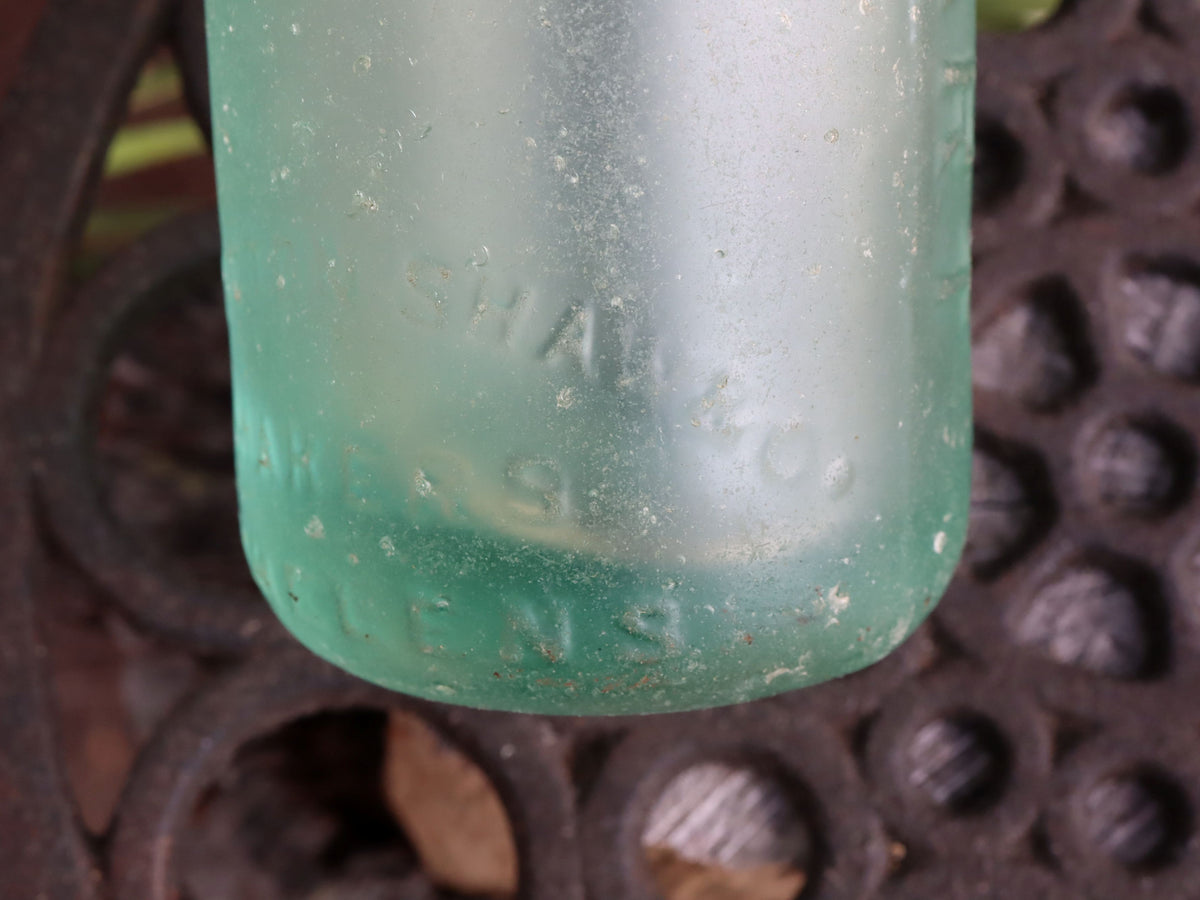 Codd Bottle.  Cannington Shaw & Company England c.1900