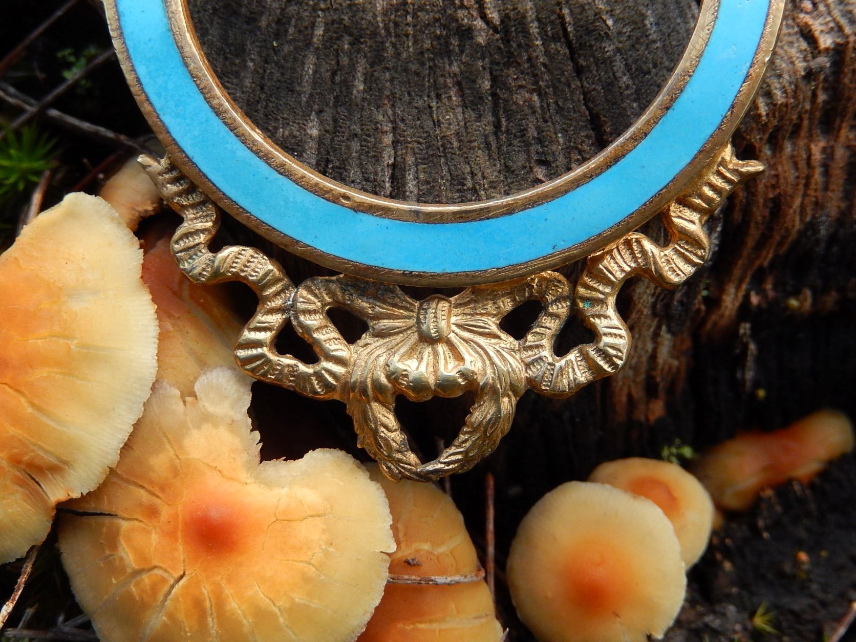 Gilded Enamel Buckle c.1900