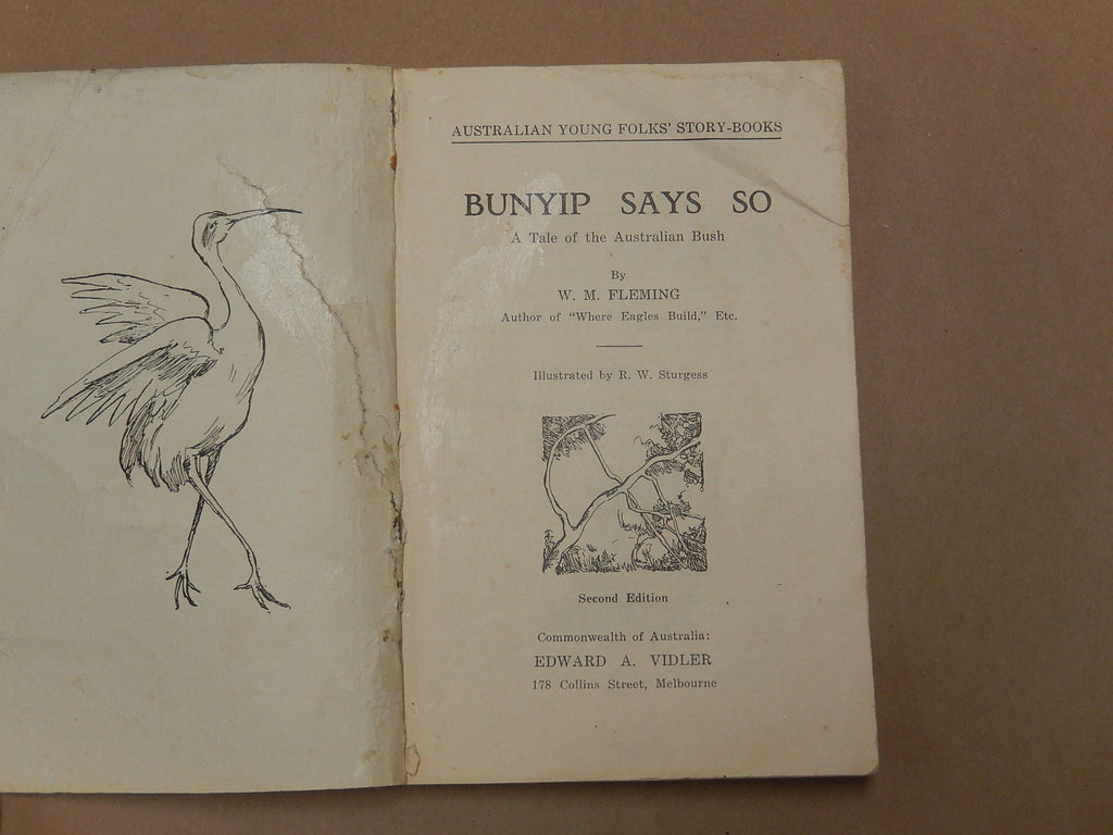 Bunyip Says So by WM Fleming