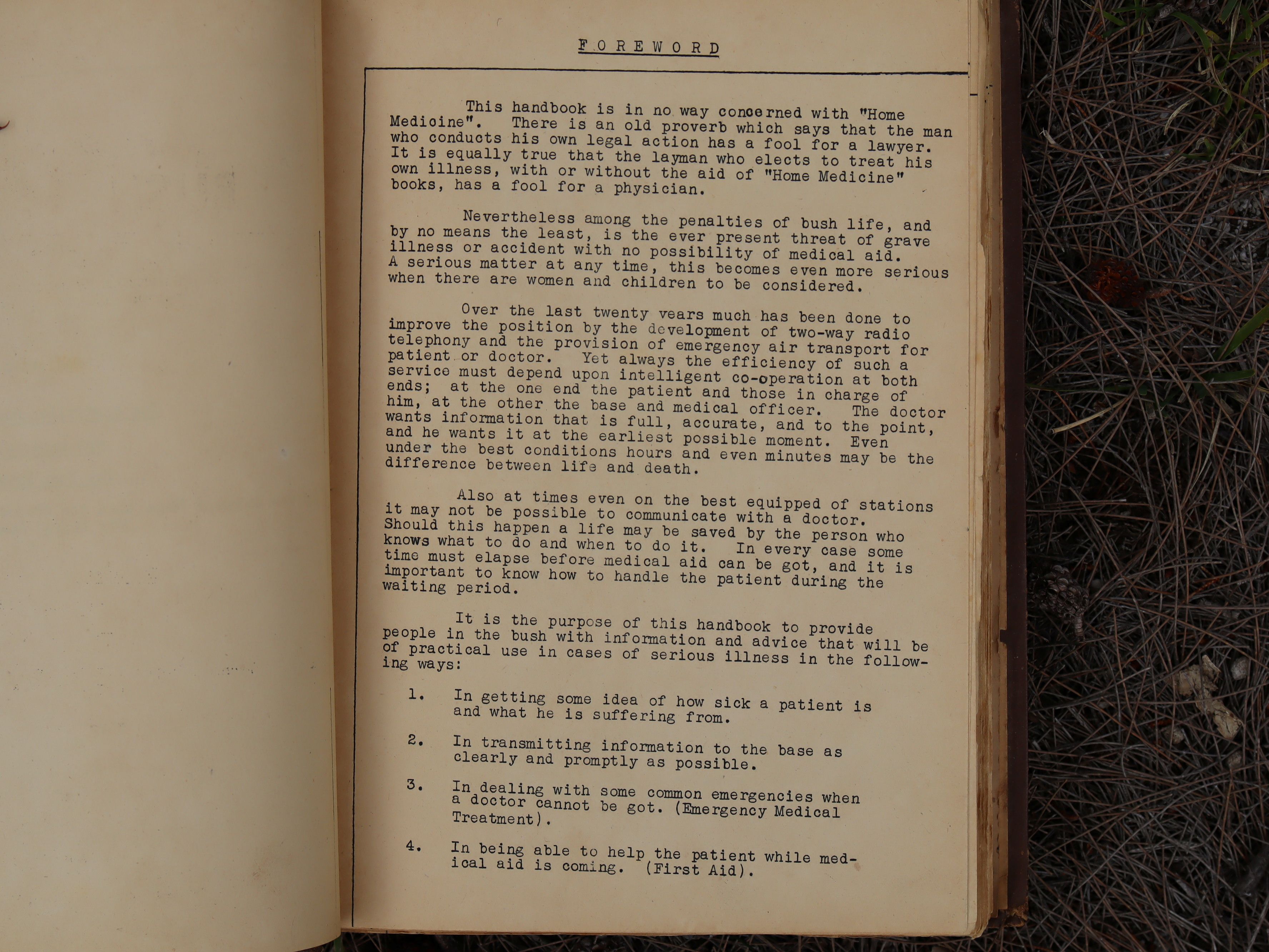 Bush Medicine by Victor H. Webster 1948
