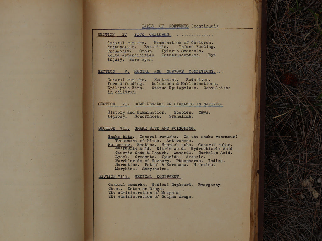Bush Medicine by Victor H. Webster 1948