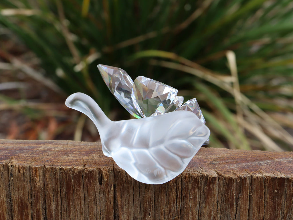 Swarovski Butterfly on Leaf