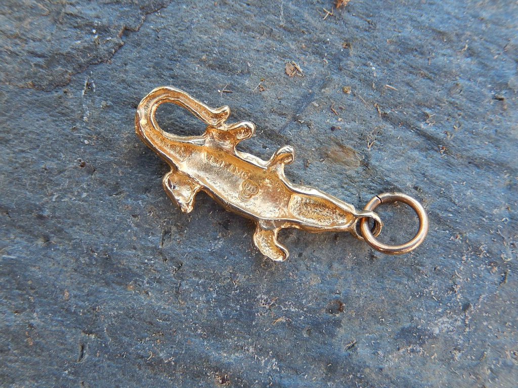 9ct Crocodile Charm