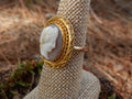 9ct Yellow and Rose Gold Shell Cameo Ring