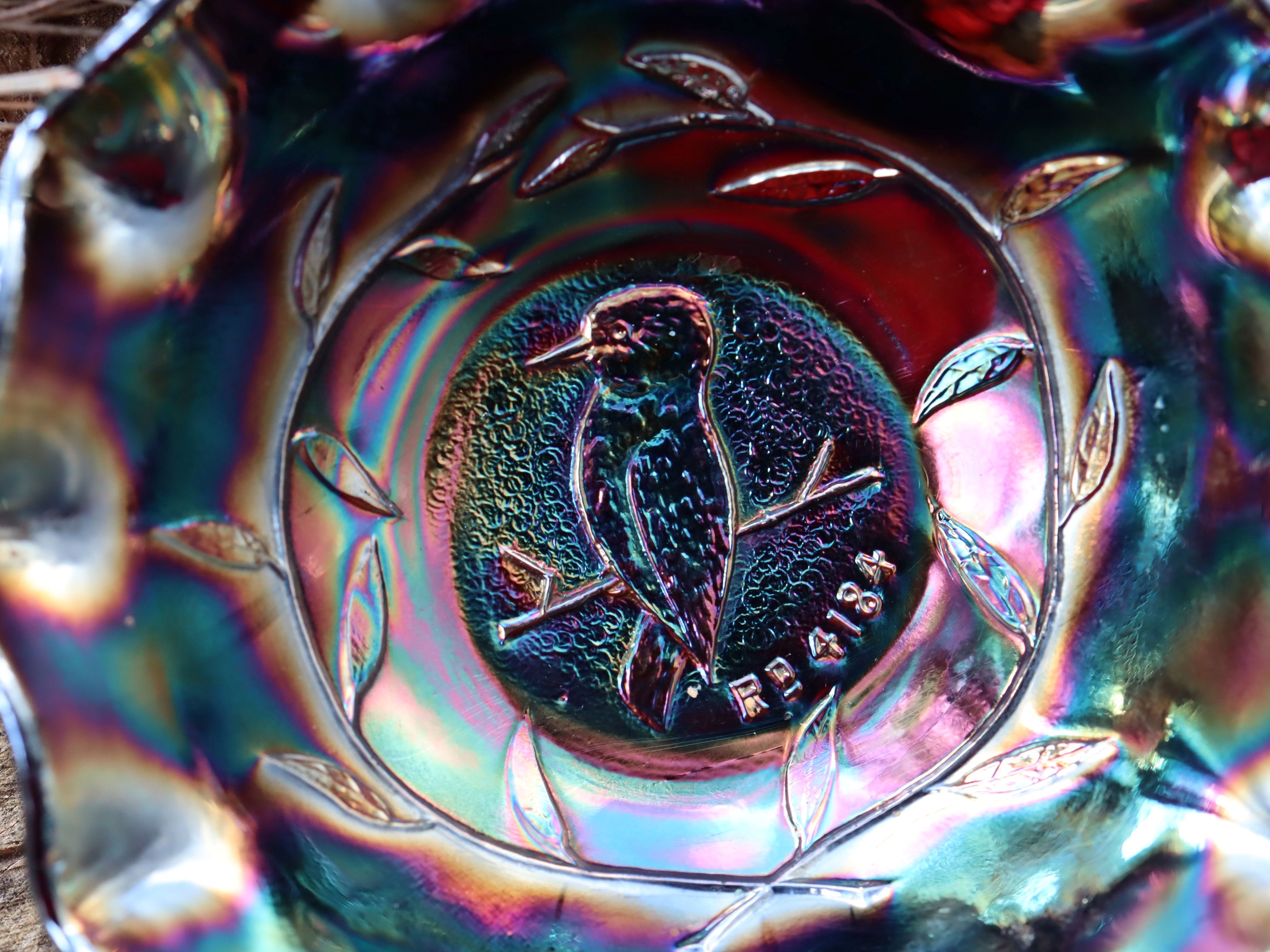 Carnival Glass- Kingfisher