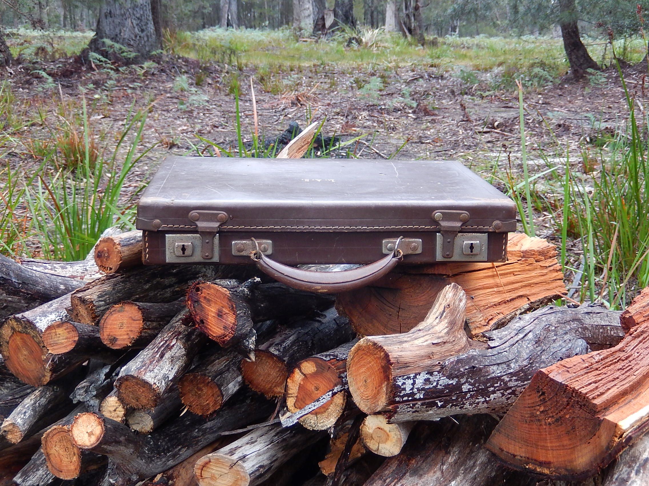 Hand Stitched Leather Briefcase
