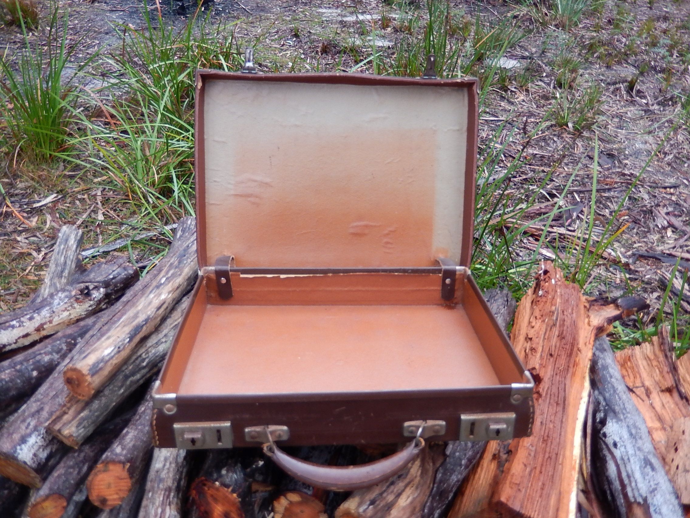 Hand Stitched Leather Briefcase