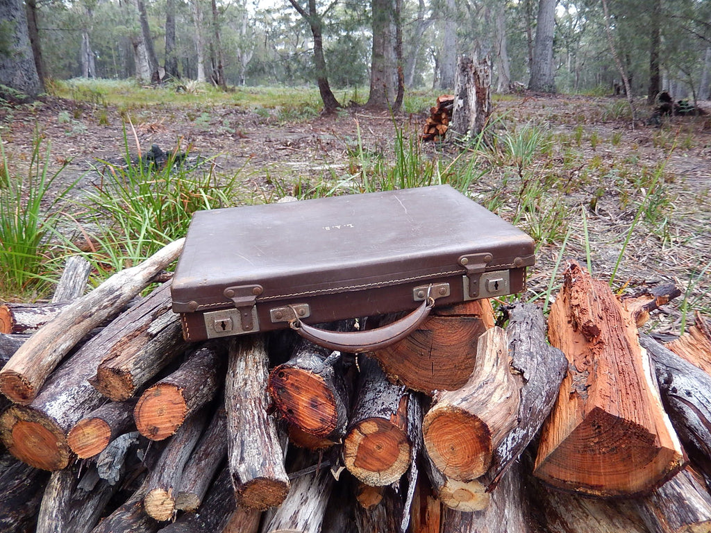 Hand Stitched Leather Briefcase