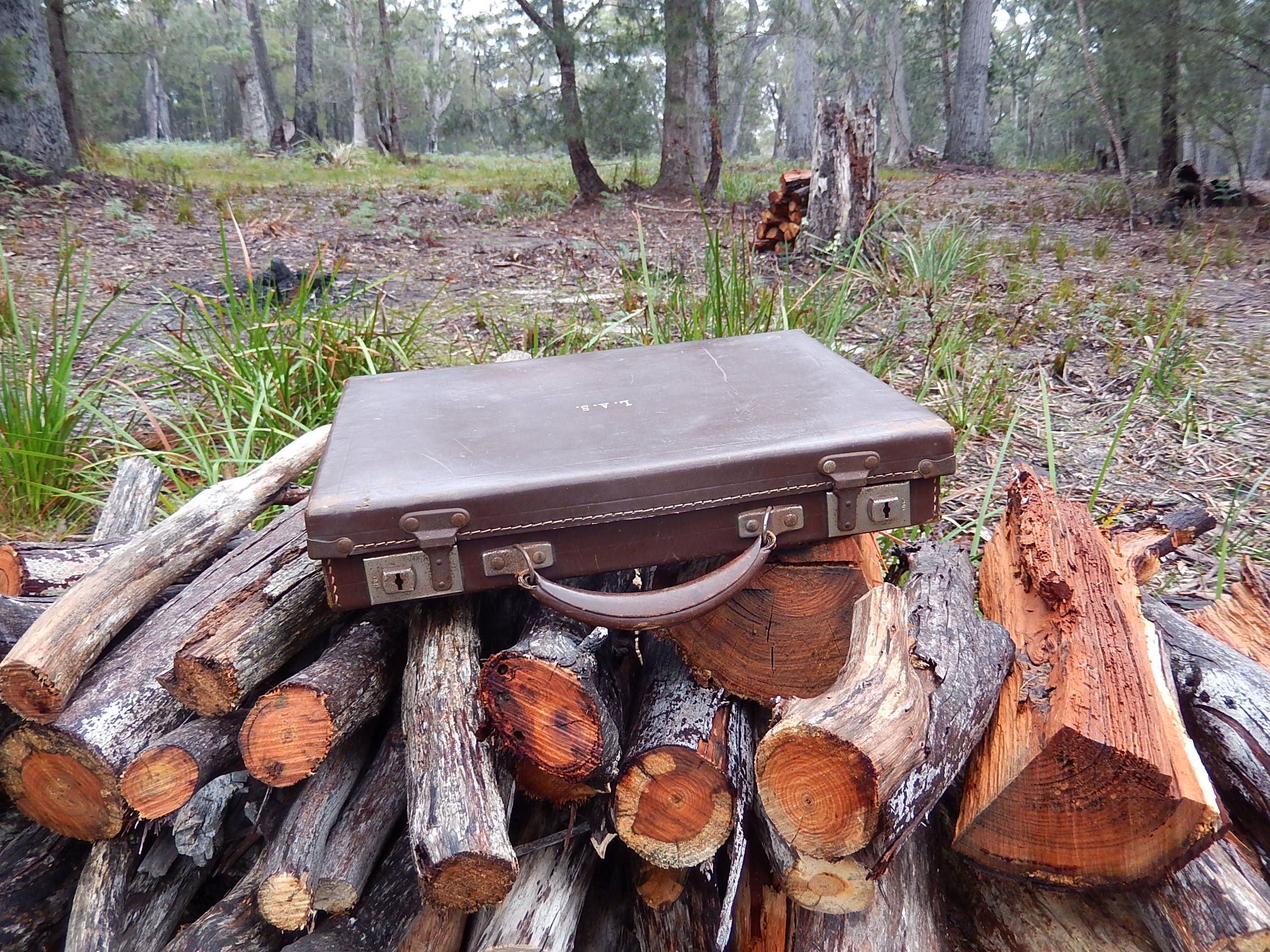 Hand Stitched Leather Briefcase