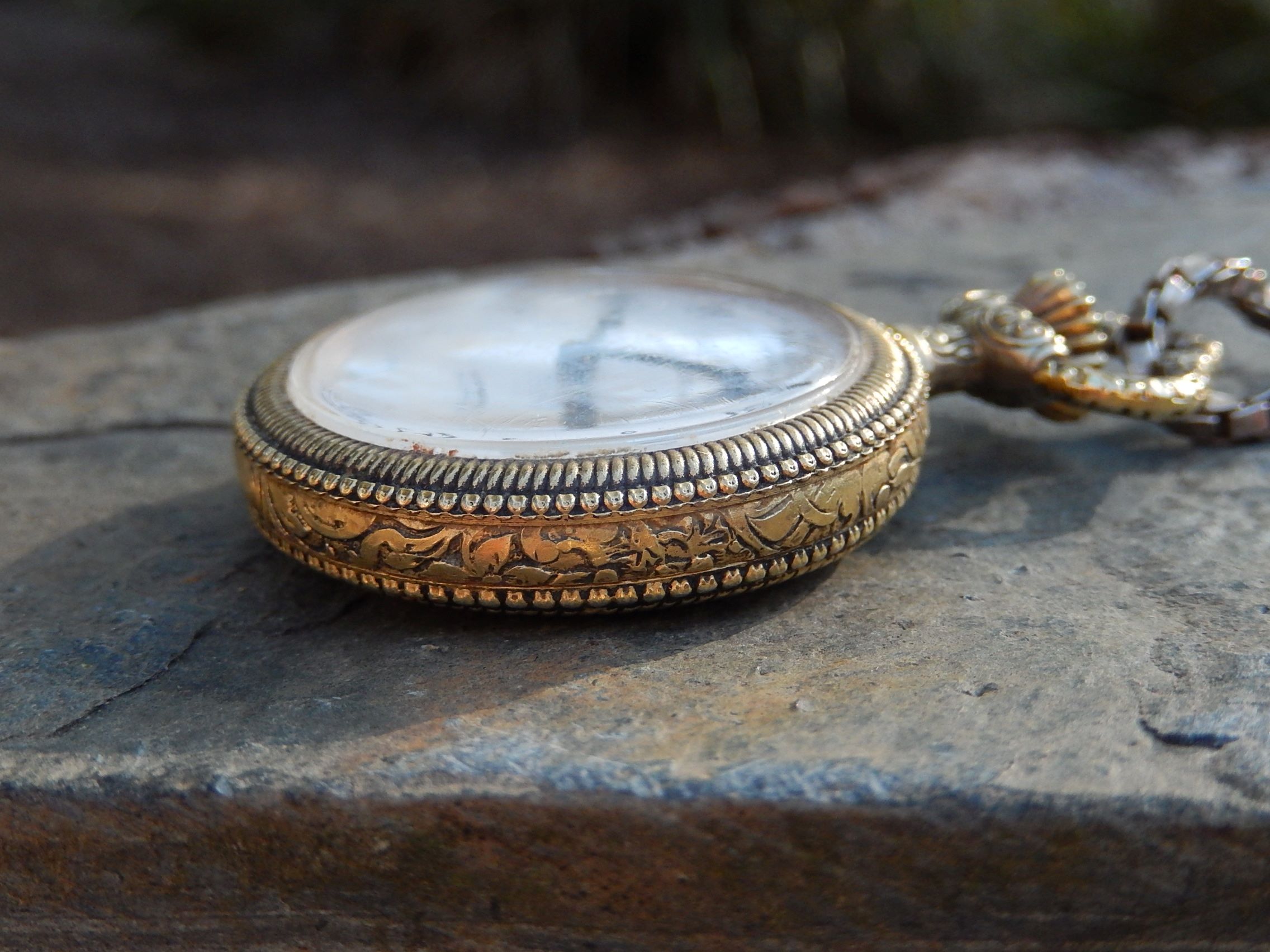 Gold Plated Wind Up Swiss Made Catorex Pocket Watch