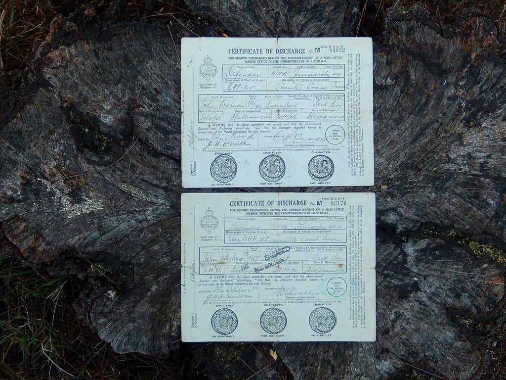 Certificates of Discharge 1946