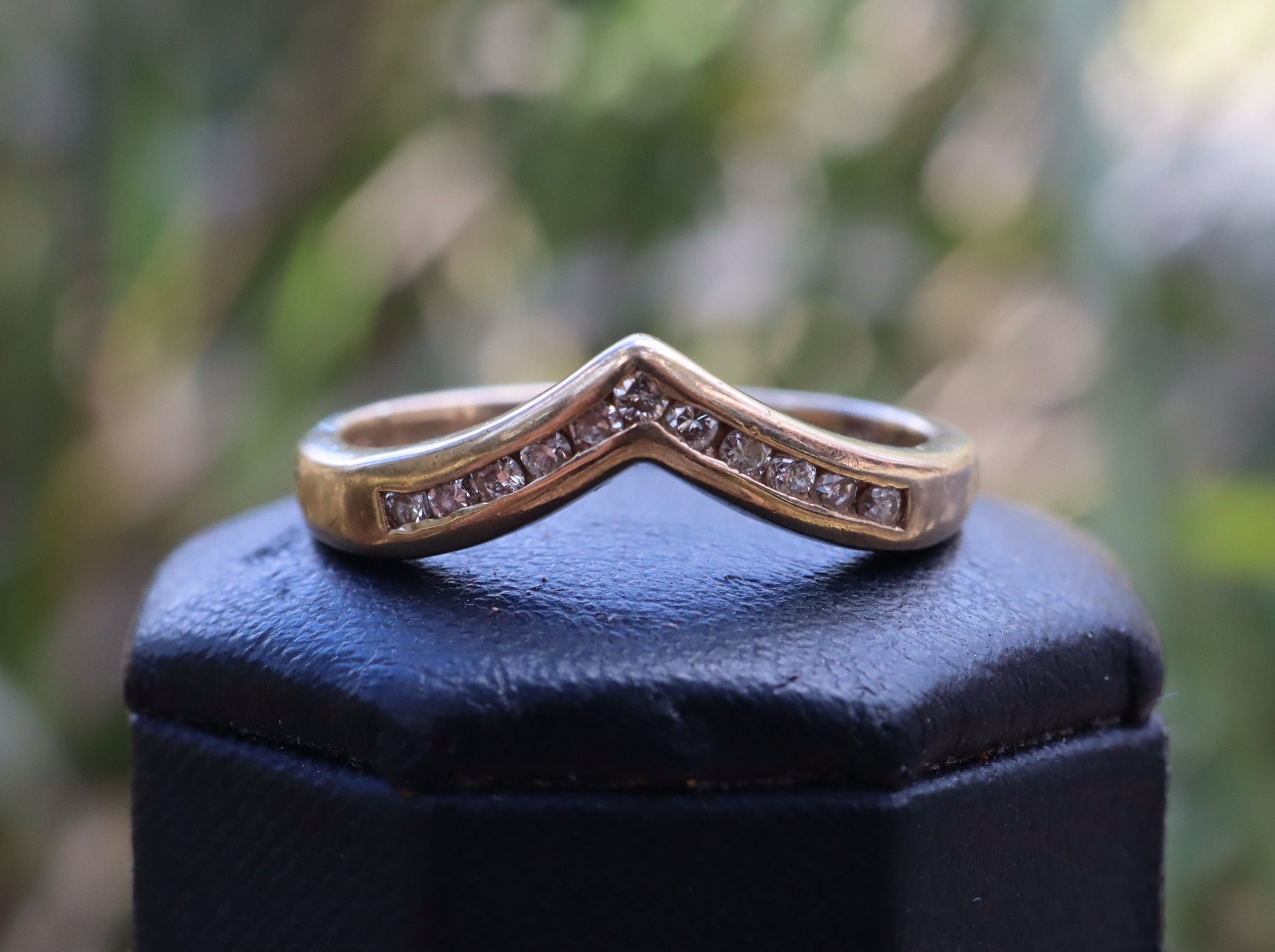 Channel-set Diamond Ring in 9ct