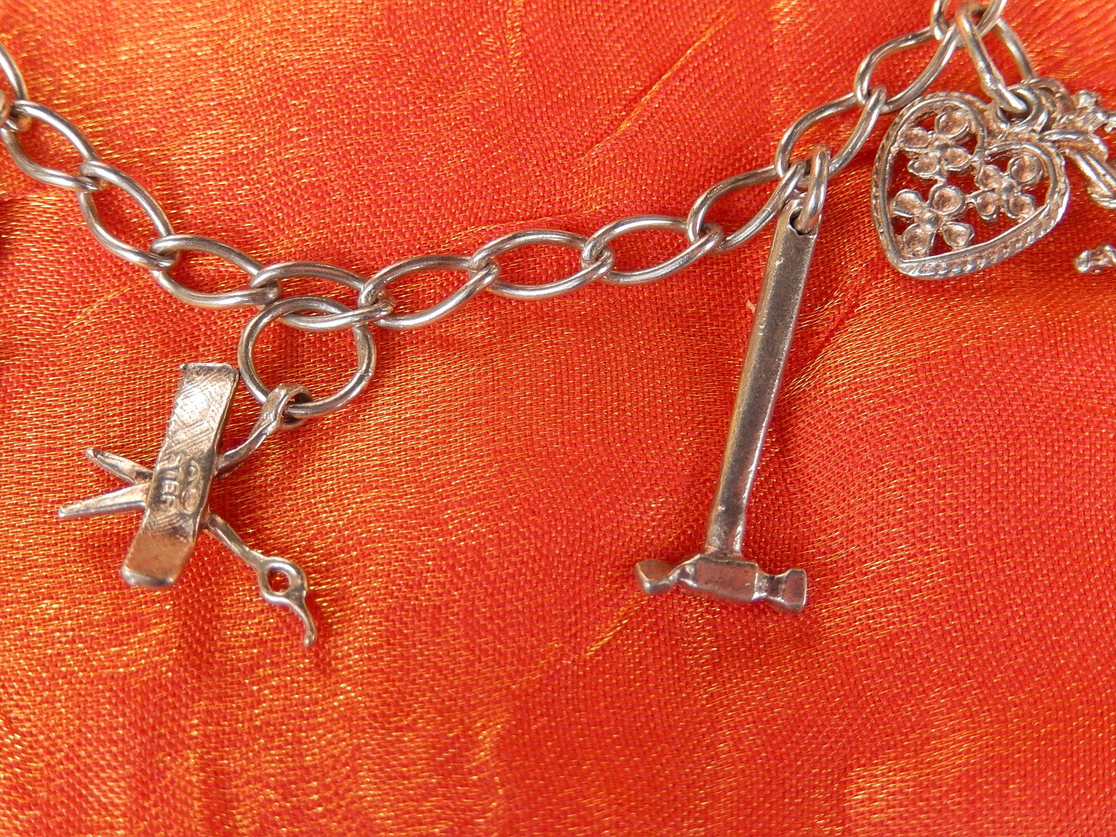 Sterling Charm Bracelet