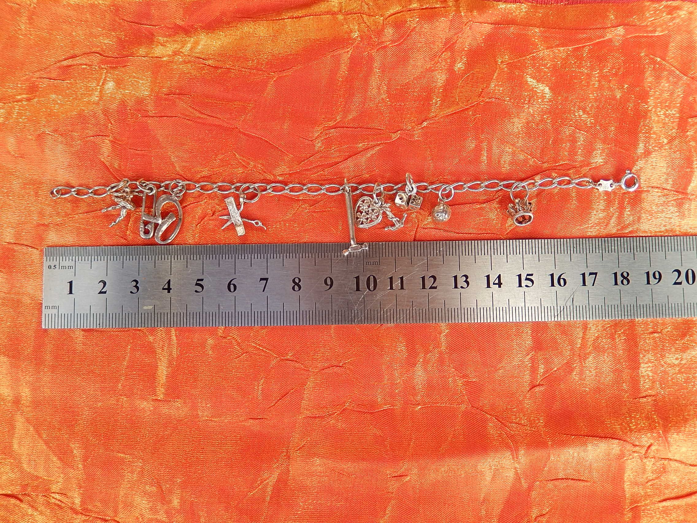 Sterling Charm Bracelet