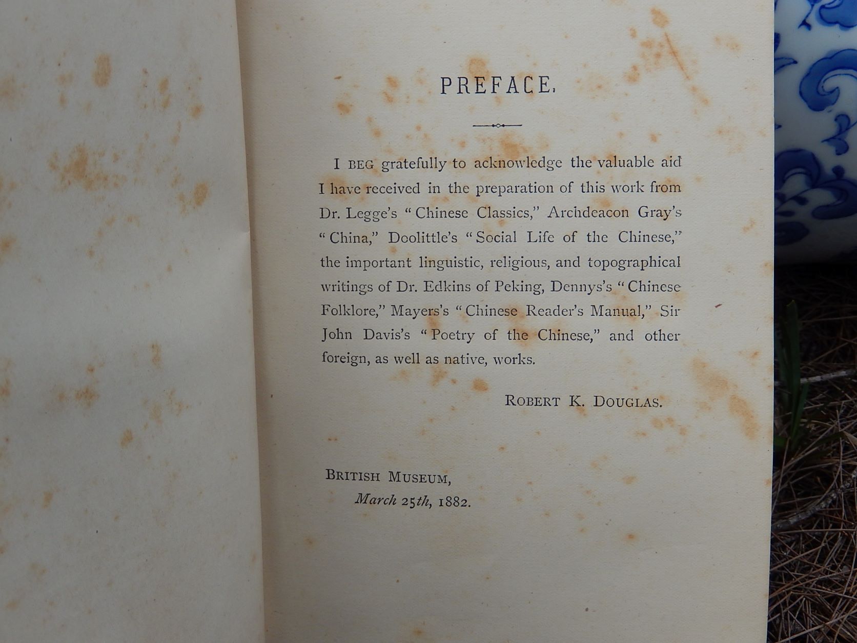 "China" by Robert K Douglas 1882