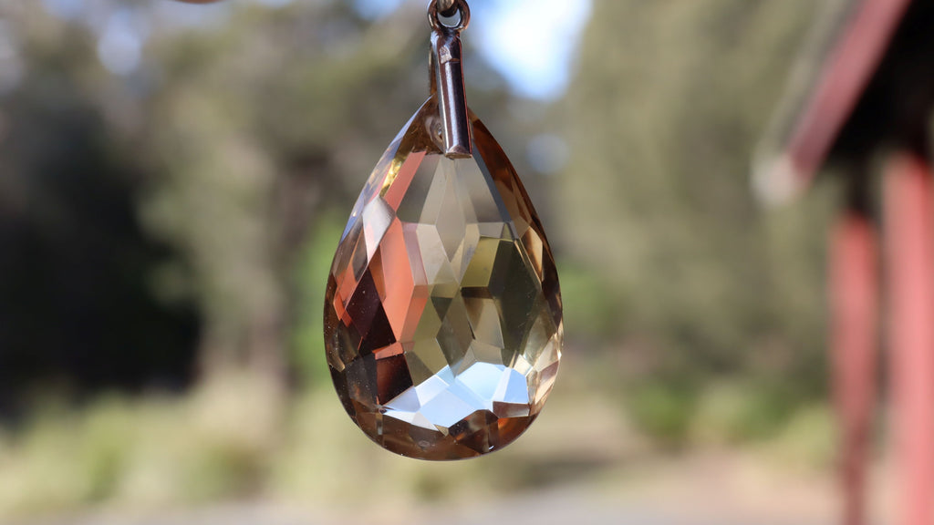 Citrine Brooch in Sterling Silver c.1920