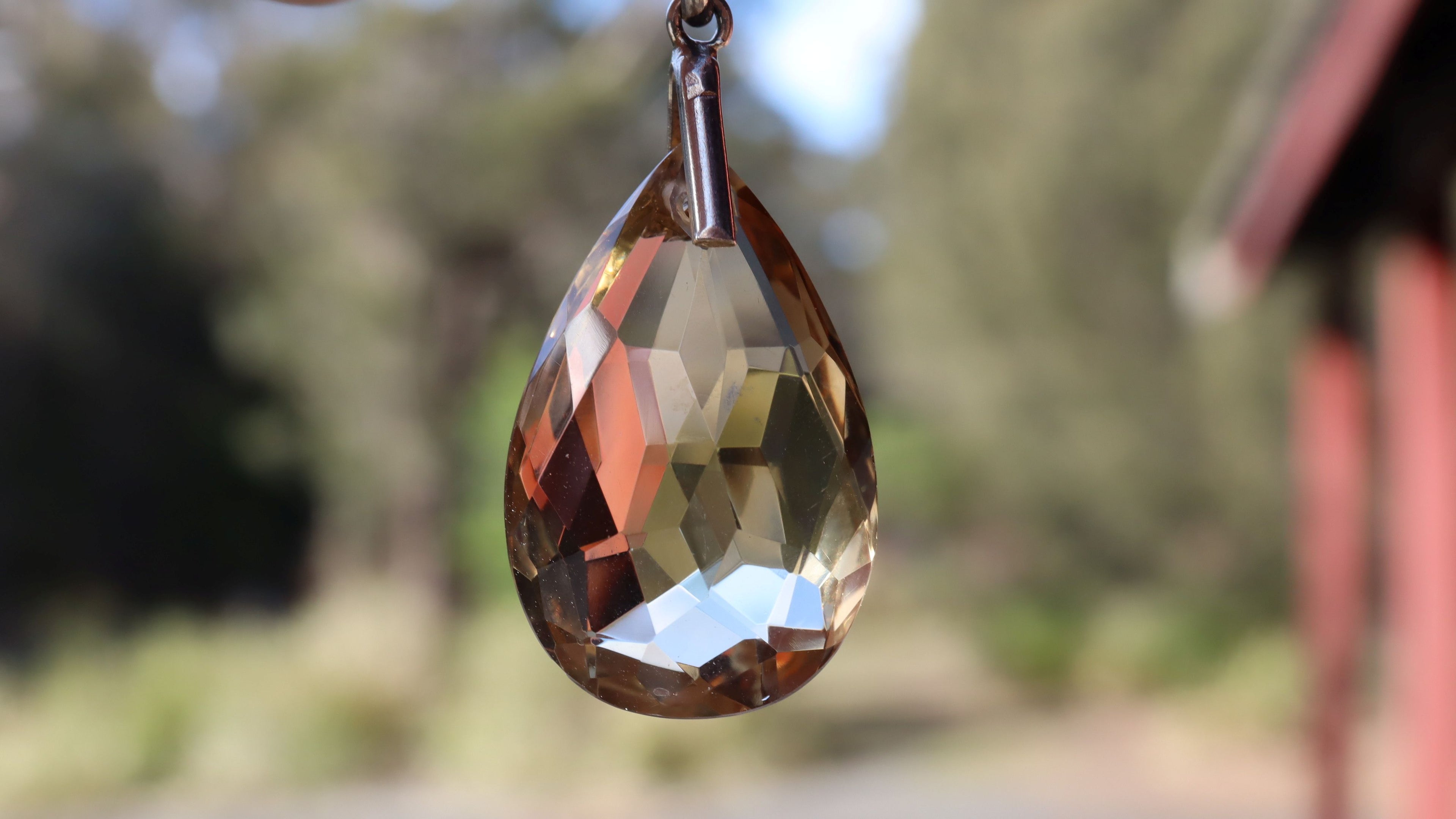 Citrine Brooch in Sterling Silver c.1920