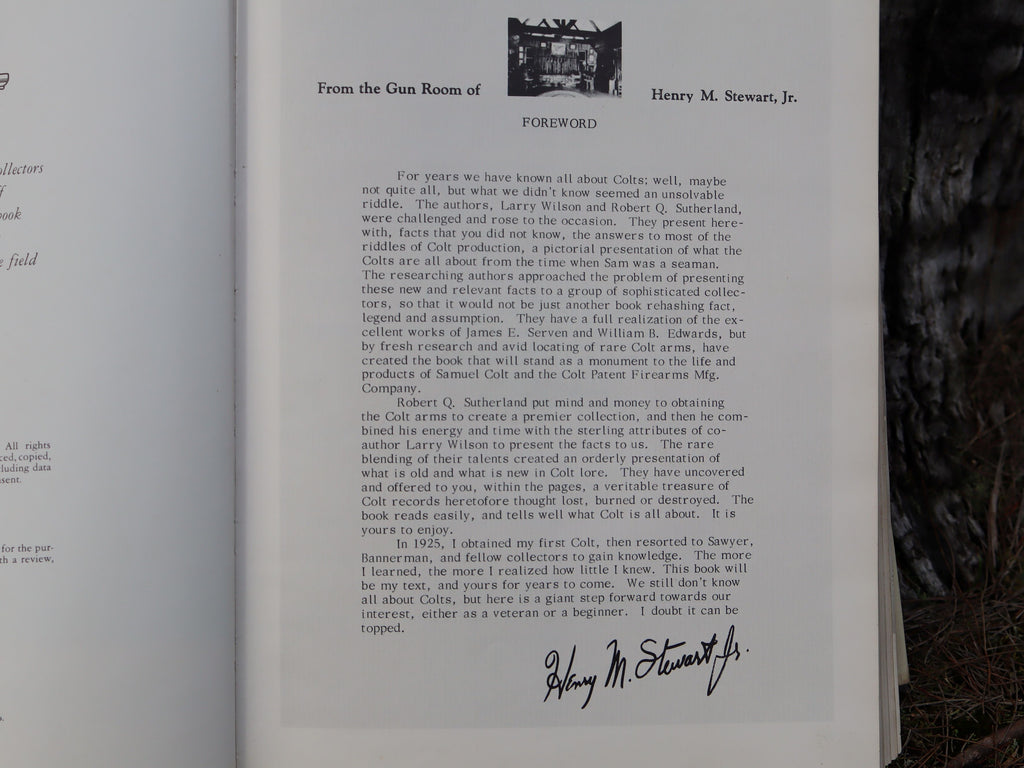 The Book of Colt Firearms by Sutherland and Wilson