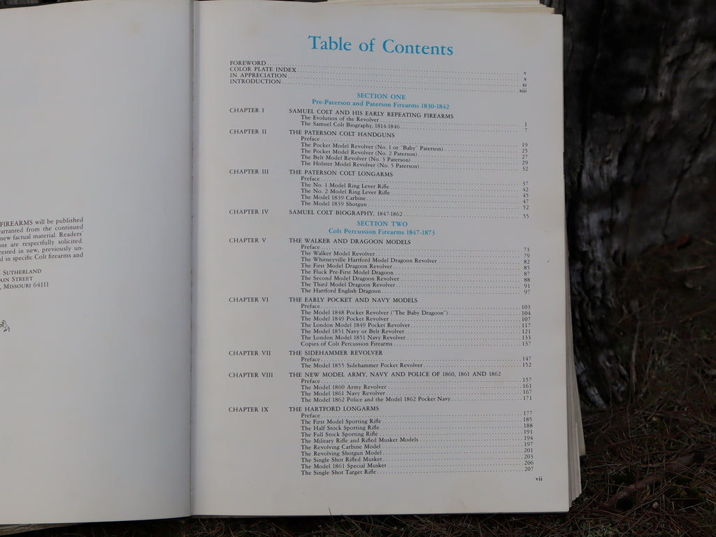 The Book of Colt Firearms by Sutherland and Wilson
