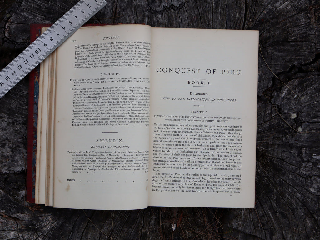 Conquest of Peru by William H Prescott 1889
