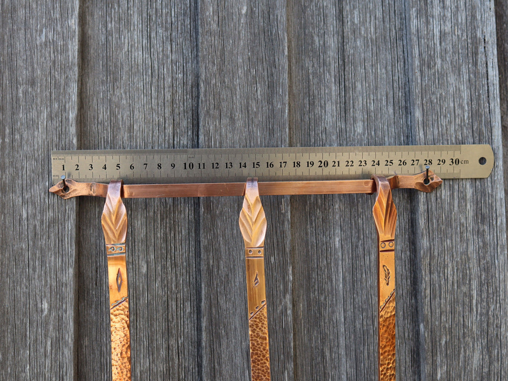 3 Copper Ladles by Weeda, Tasmania
