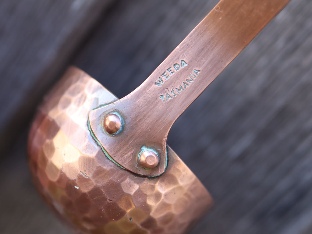 3 Copper Ladles by Weeda, Tasmania