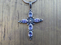 Amethyst Crucifix in Sterling