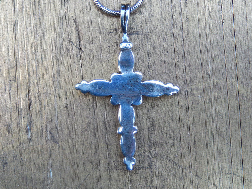 Amethyst Crucifix in Sterling