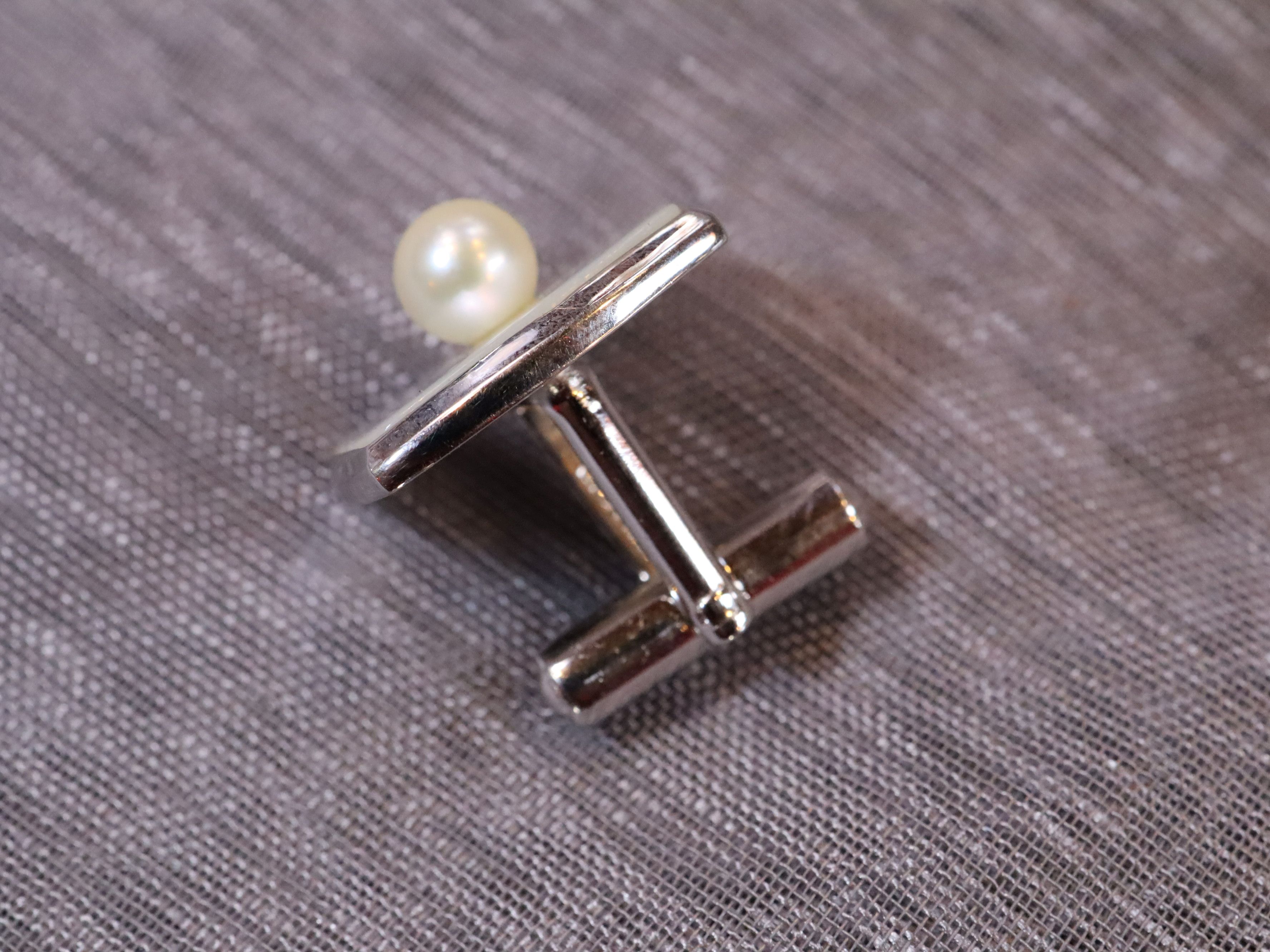 Mother of Pearl, and Pearl Cufflink set