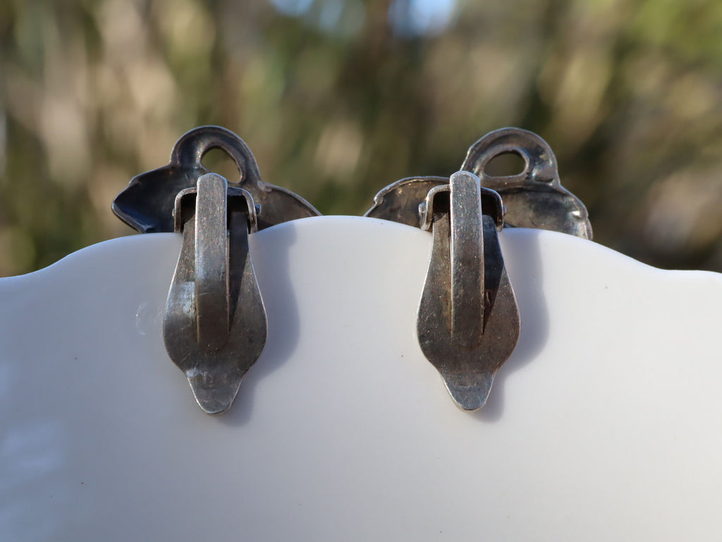 Carl Ove Frydensburg Clip on Earrings in Sterling